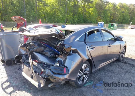 2018 Honda Civic Ex-T from USA, damaged, VIN JHMFC1F31JX034819